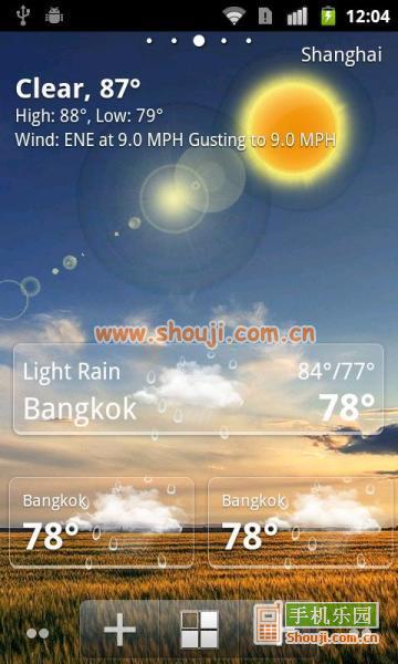 GO天气小插件皮肤 3D风格 v1.6截图4