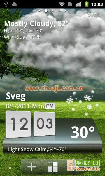 GO天气小插件皮肤 3D风格 v1.6截图2