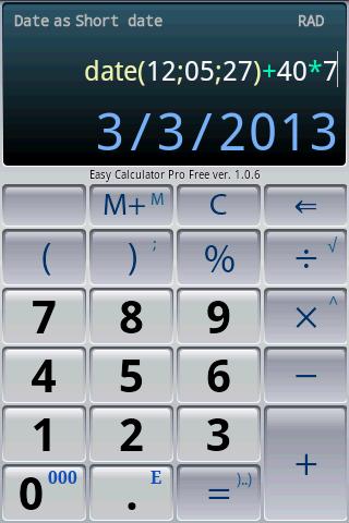 简单计算器 Easy Calculator Pro  v1.3.7截图1