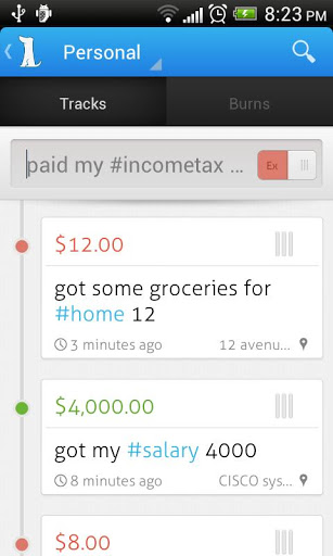 手机帐本 Trackash v1.2截图1