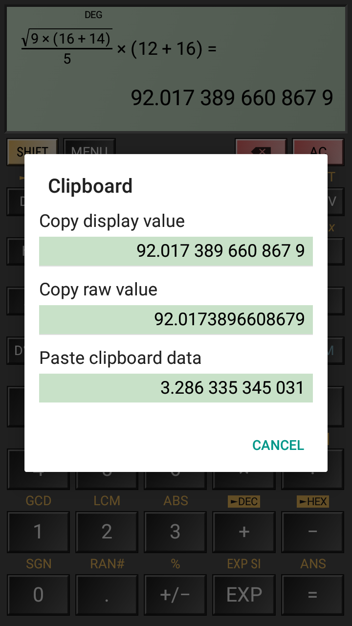 HiPER科学计算器 HiPER Scientific Calculator v7.2.2截图2