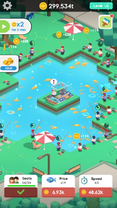游手好闲的垂钓者大亨游戏安卓版 v1.0.2截图1