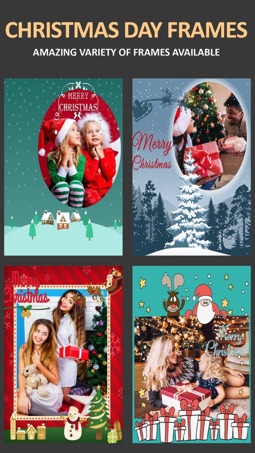圣诞相框编辑器app界面展示