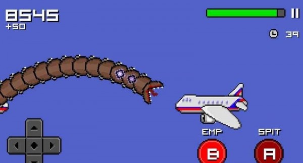 像素死亡蠕虫游戏安卓版（Super Mega Worm）截图4