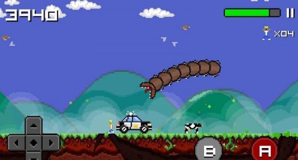 像素死亡蠕虫游戏安卓版（Super Mega Worm）截图1