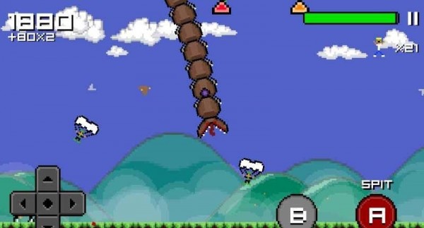 像素死亡蠕虫游戏安卓版（Super Mega Worm）截图3