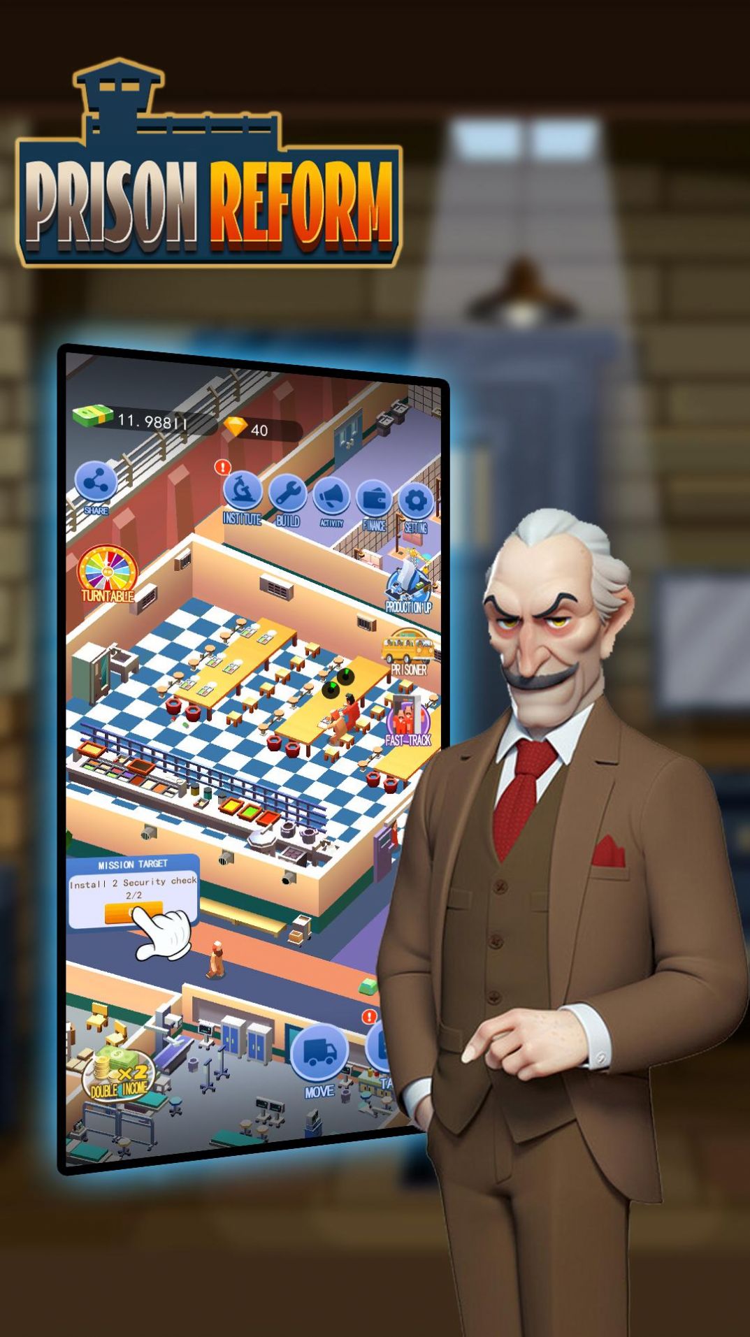 监狱改造游戏安卓官方版（Prison Reform）截图2