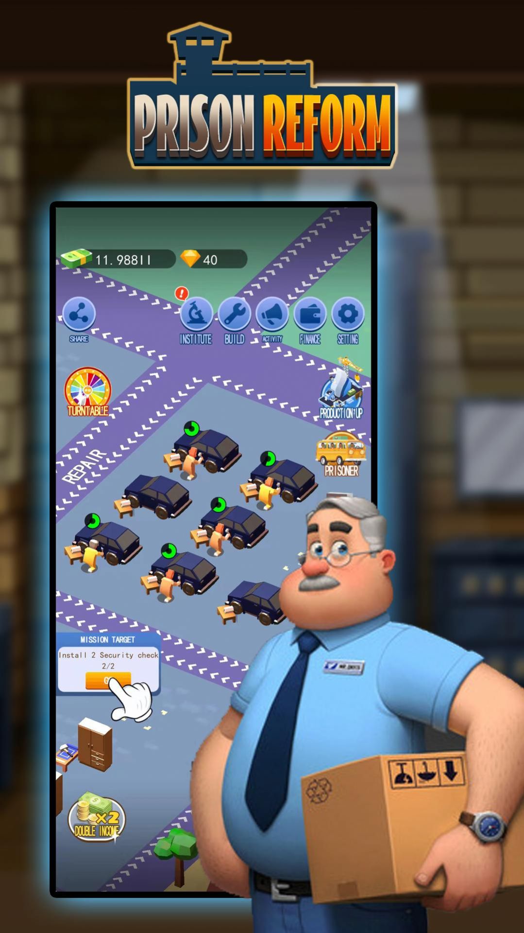 监狱改造游戏安卓官方版（Prison Reform）截图3